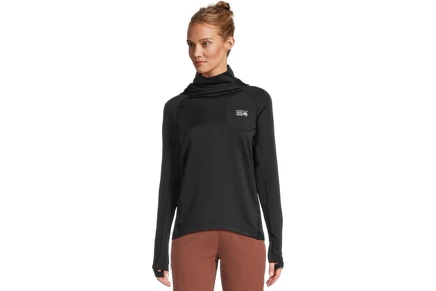 Женское худи Mountain Hardwear Up First Tech Fleece, черное