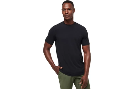 Мужская футболка TravisMathew Cloud Crew, черная