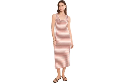 Платье Madewell Bloom Texture Tank Midi Stripe