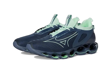 Женские кроссовки Mizuno Wave Prophecy 14, для бега, индиго