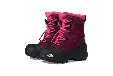 Детские ботинки The North Face Alpenglow V, бордово-черные
