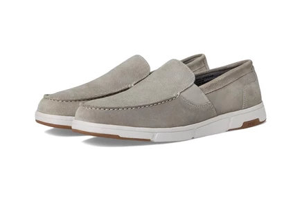 Мужские кроссовки Nunn Bush Luca Moccasin Toe Venetian Suede Slip-On Lightweight Comfortable Loafers