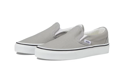 Унисекс кеды Vans Classic Slip-On, серо-белые