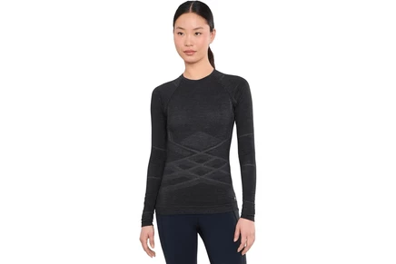 Женская термофутболка Smartwool Intraknit Merino, черная