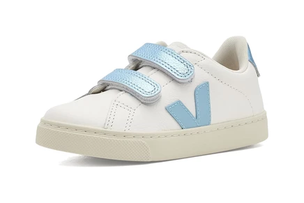 Детские кроссовки VEJA Small Esplar, бело-серо-голубые