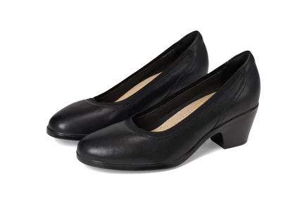 Женские туфли Clarks Emily 2 Edyth кожаные, черные