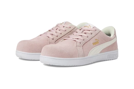 Женские кроссовки PUMA Safety Iconic Suede Low ASTM EH pink/white