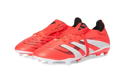 adidas Predator League Folded Tongue Firm Ground/Multi Ground Soccer Cleats lucid red/white/black