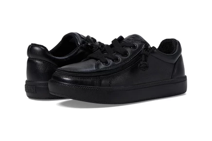 BILLY Footwear Kids Classic DR Low II (Toddler) black leather 1