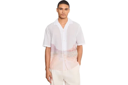 Мужская рубашка AllSaints Monument Short Sleeve Shirt