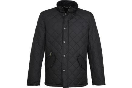 Мужская стеганая куртка Barbour Powell Quilt, черная