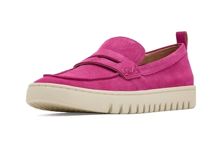 rose violet suede