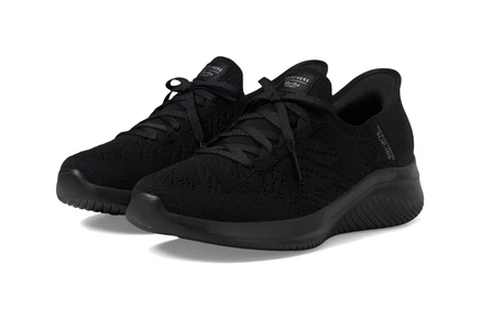 Женские кроссовки SKECHERS Martha Stewart - Ultra Flex 3.0 -Back On Track - HANDS FREE SLIP-INS black/black