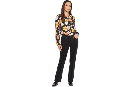 Брюки NYDJ Petite Marilyn Straight in Fine Wale Corduroy