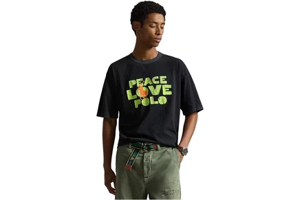 Поло Polo Ralph Lauren Classic Fit Peace Love Polo T-Shirt