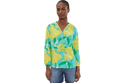 Женский топ Lilly Pulitzer Elsa, голубо‑розовый