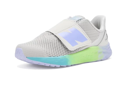 Детские кроссовки New Balance Fresh Foam Arishi v4 на липучке, серые