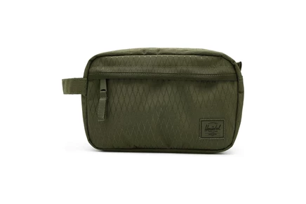 Herschel Supply Co. Chapter Travel Kit ivy green diamond