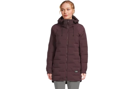 Женская парка Mountain Hardwear Stretchdown, черничная