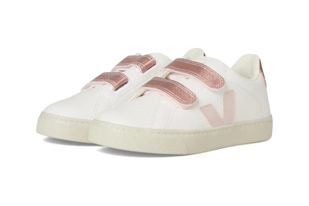 VEJA Kids Small Esplar Chromefree (Little Kid/Big Kid) extra white/petale/nacre