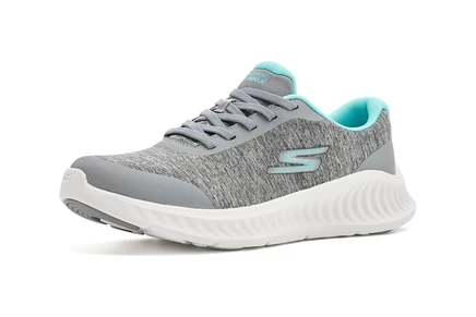 Женские кроссовки Skechers Go Walk Now, серо-бирюзовые