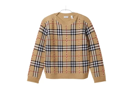 Свитер Burberry Kids Patrick Check (Toddler/Little Kid/Big Kid)