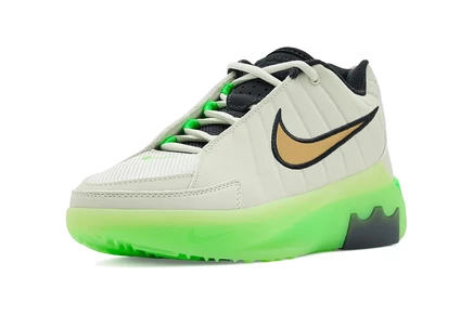 Детские кроссовки Nike LeBron Witness IX, зелено-золотистые