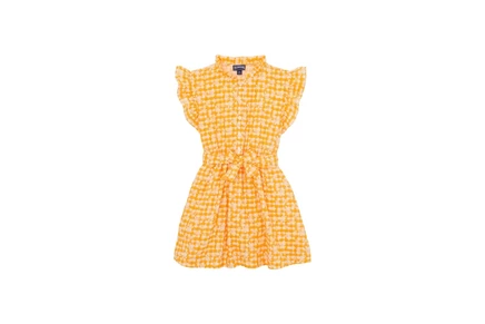 Платье Vilebrequin Kids Cotton Dress Turtle Vichy (Toddler/Little Kid/Big Kid)