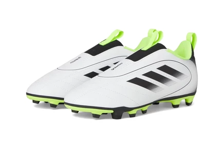 Детские бутсы Adidas Goletto IX, белые/черные/лимонные