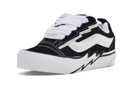 Детские кроссовки Vans Kids Knu Skool, черно-белые