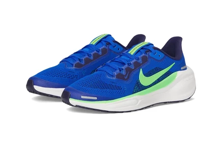 Nike Kids Pegasus 41 (маленький ребенок/Большой ребенок) racer blue/green strike/imperial purple