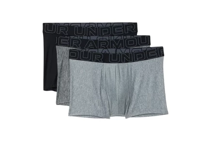 Мужские боксерские трусы Under Armour 3″, стальной