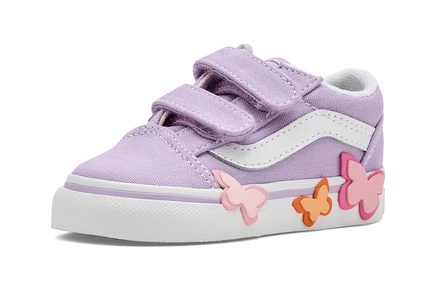 Детские кроссовки Vans Old Skool V, нежно-фиолетовые