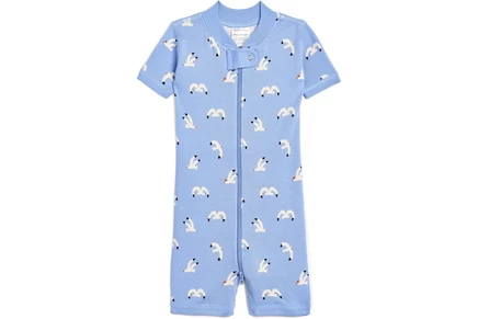 Hanna Andersson HannaJams Print Shortie Sleeper (Infant/Toddler) seaside seagulls