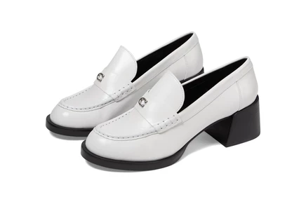 COACH Natalie Loafer optic white