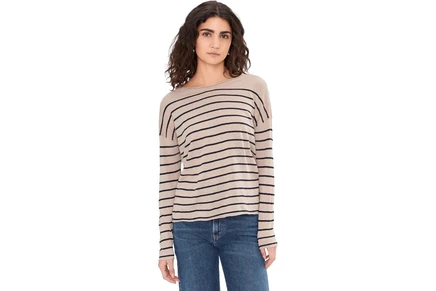 Свитер Eileen Fisher Organic Linen Cotton Jewel Neck Sweater