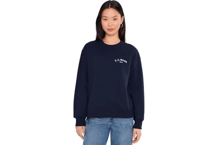 Женский свитшот L.L.Bean Essential Logo Crew Sweatshirt