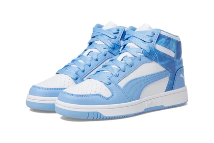 Детские кроссовки Puma Rebound Layup Mid, белые