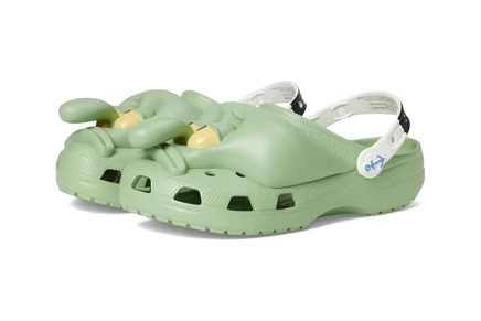 Унисекс сабо Crocs Spongebob Classic Clog, желто-голубые