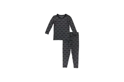 Пижама Kickee Pants Kids Print Long Sleeve Pajama Set (Toddler/Little Kid/Big Kid)