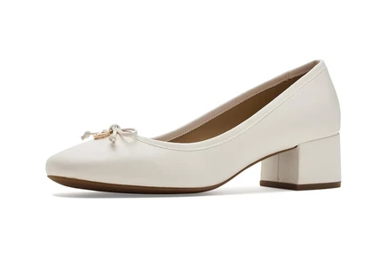 MICHAEL Michael Kors Piper Flex Mid Pumps eggshell
