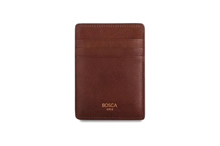 Унисекс кошелек Bosca Dolce Deluxe, темно-коричневый