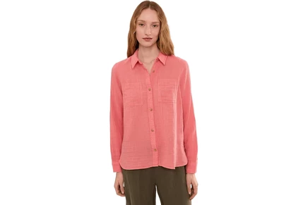 Женская рубашка L.L.Bean Cloud Gauze Shirt Long Sleeve