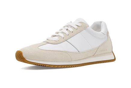 Женские кроссовки Cole Haan Grand Crosscourt Davie, белая кожа/серебристая замша
