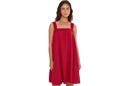 Платье Seafolly Beach Edit Gathered Band Mini Dress