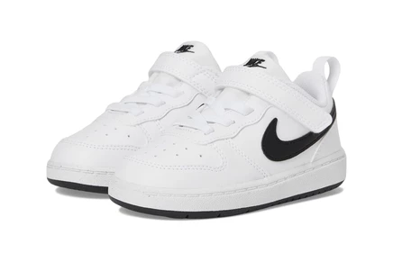Детские кроссовки Nike Court Borough Low Recraft, бело-черные