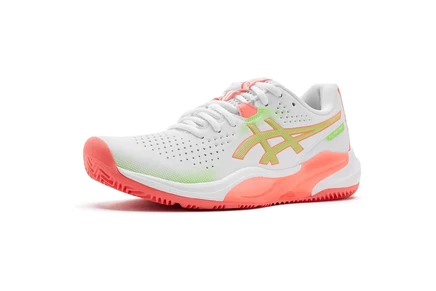 Женские кроссовки Asics Gel-Challenger 15 Padel, белые/коралловые