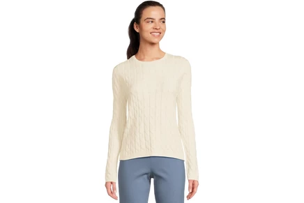 Свитер Elliott Lauren Able Cable - Long Sleeve Crew Neck Cable Sweater