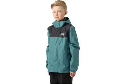 Детская куртка-дождевик Helly Hansen Vancouver, опалово-зеленая