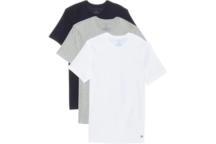 Мужские майки Tommy Hilfiger Classic, 3 шт., бел/сер/гол